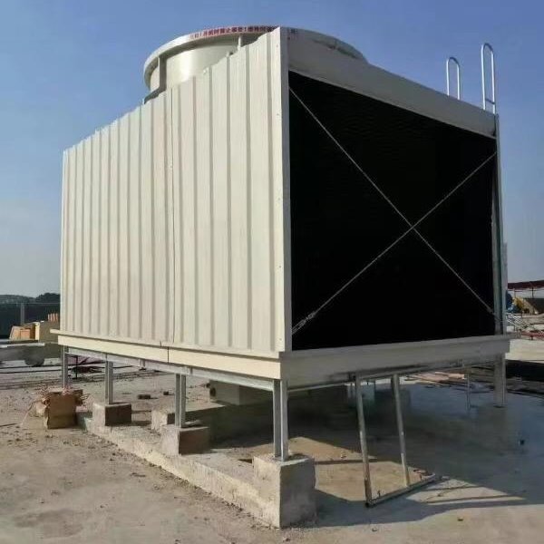 100t(吨)方形逆流冷却塔厂家直销施工安装