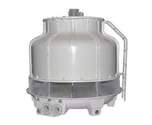 白色外观圆形冷却塔