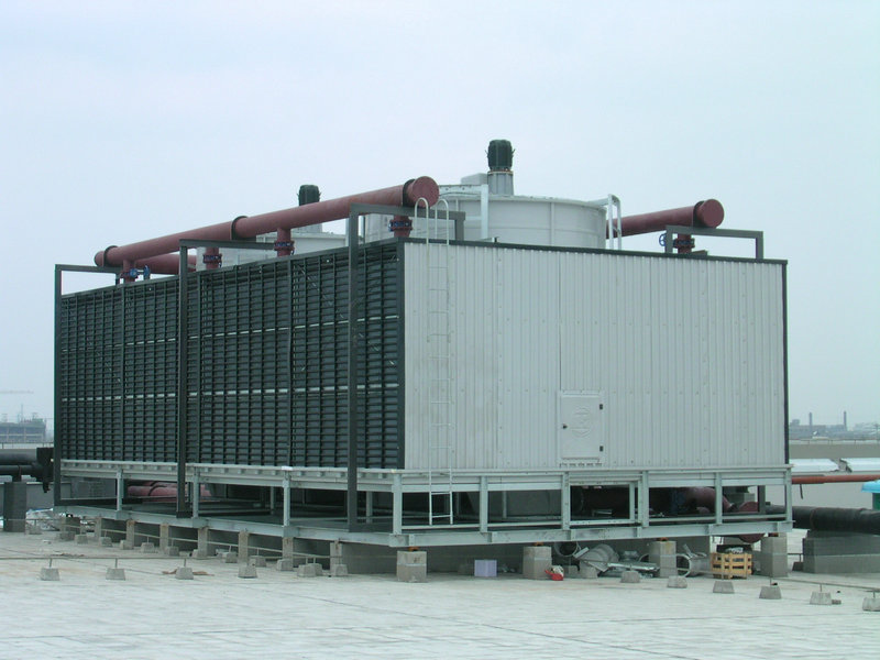 600t(吨）方形横流冷却塔厂家直销施工安装