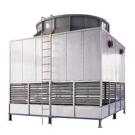 200t（吨）方形横流冷却塔厂家直销施工安装